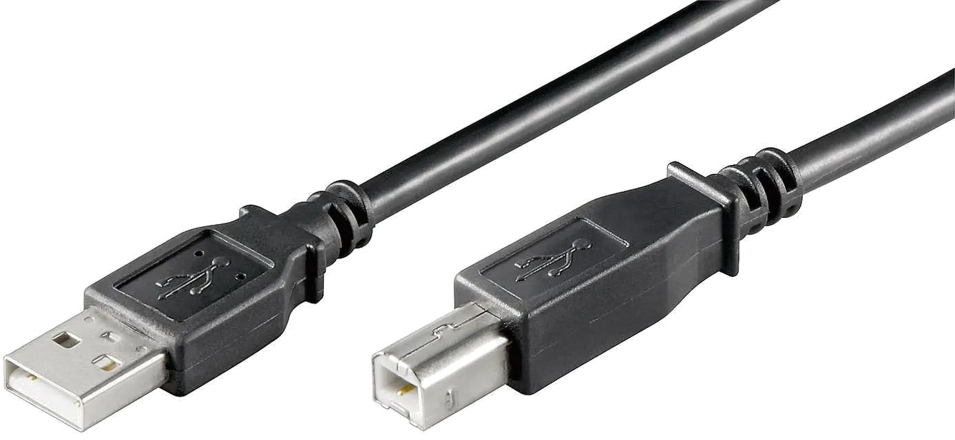 MicroConnect USBAB01B Cablu pentru imprimanta USB 2.0 A (Tata) B (Tata), 0.1m, 5711045495373