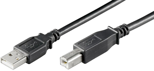 MicroConnect USBAB01B Cablu pentru imprimanta USB 2.0 A (Tata) B (Tata), 0.1m, 5711045495373
