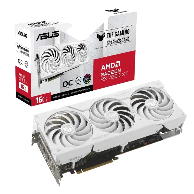 Asus TUF-RX7800XT-O16G-WHITE-GAMING As TUF Gaming Radeon RX 7800 XT OC 16G W, 4711387307915