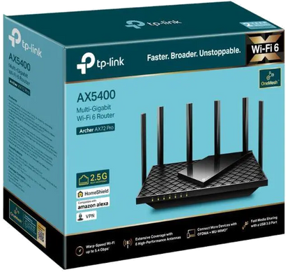 TP-Link ARCHER AX72 PRO TPL WI-FI 6 ROUTER GB AX5400 AX72 PRO, 4897098686775