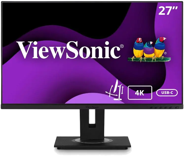 ViewSonic VG2756-4K MONITOR LCD 27" IPS 4K/VG2756-4K VIEWSONIC, 766907008555