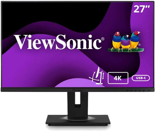 ViewSonic VG2756-4K MONITOR LCD 27" IPS 4K/VG2756-4K VIEWSONIC, 766907008555
