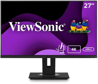 ViewSonic VG2756-4K MONITOR LCD 27" IPS 4K/VG2756-4K VIEWSONIC, 766907008555