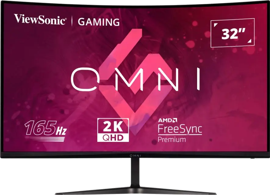 ViewSonic VX3218C-2K Monitor curbat VX3218C-2K 32" 165Hz Curved QHD Gaming Monitor 2560x1440, 766907019056