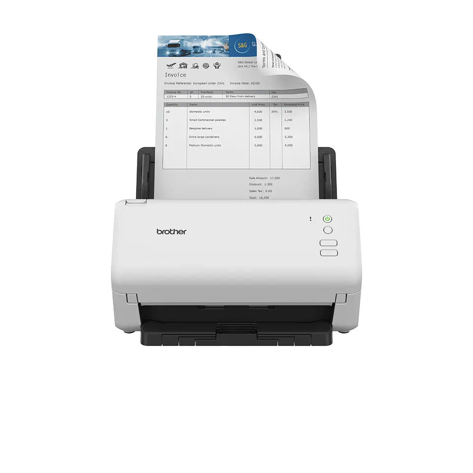 Brother ADS4100TF1 ADS-4100 Scanner de documente desktop, A4, ADF 60 coli,, 4977766814515