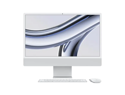 Apple MQR93RO/A PC AIO IMAC 24", procesor M3 8C CPU 8C GPU 8GB, 256GB, silver, 194253776772