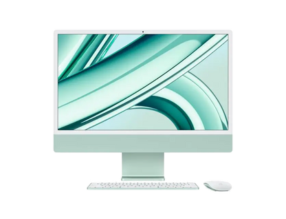 Apple MQRN3RO/A PC AIO IMAC 24" procesor M3 8 nuclee CPU si 10 nuclee GPU 256GB SSD Verde, 194253780335