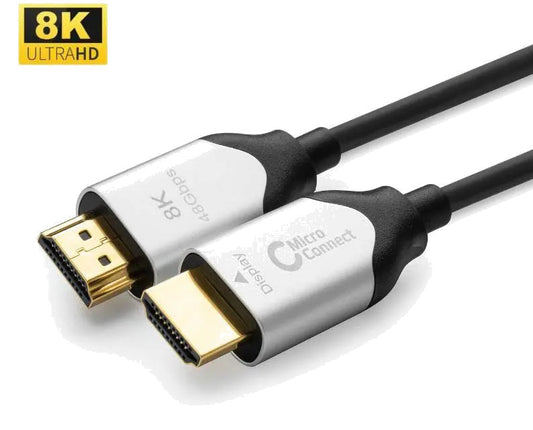 MicroConnect HDM191910V2.1OP Premium Optic HDMI Cable, 8K@60Hz, HDMI 2.1, 48Gbps, YUV 4:4:4, 10m, 5706998941961