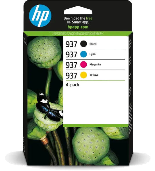 HP 6C400NE Set cartuse CMYK Original Ink Cartridge 4-Pack No. 937, 196548697632