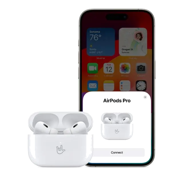 Apple MTJV3ZM/A AirPods Pro2 with MagSafe Case (USB-C), 195949052637