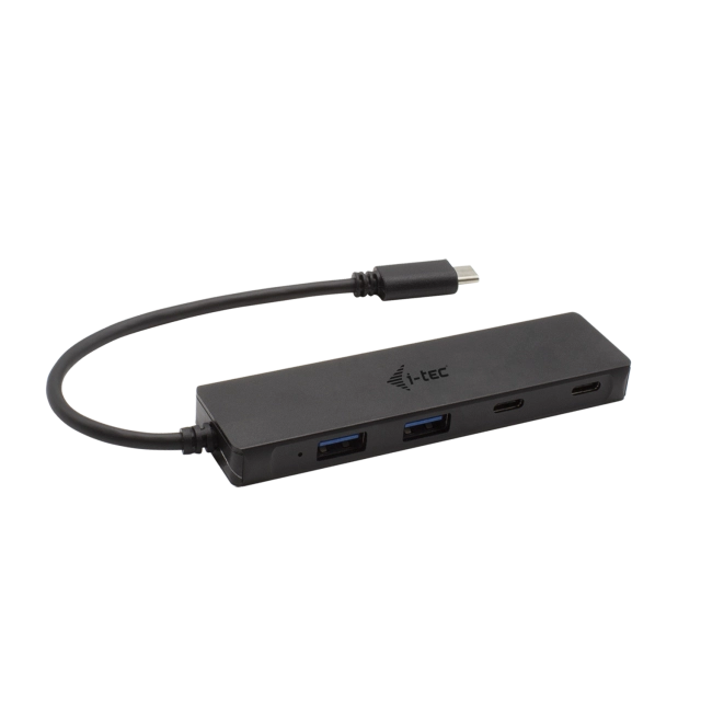 i-Tec C31HUBMETAL2A2C USB-C Metal HUB, Porturi: 2 x USB-C (doar pentru transfer date), 2 x USB-A, 8595611703904