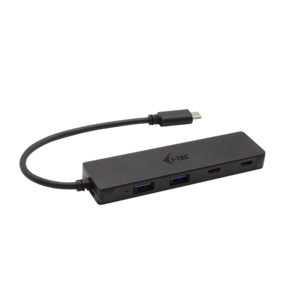 i-Tec C31HUBMETAL2A2C USB-C Metal HUB, Porturi: 2 x USB-C (doar pentru transfer date), 2 x USB-A, 8595611703904