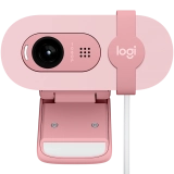 Logitech 960-001623 Camera web Brio 100 Full HD 1080p / 30fps, Conectare USB-A, Cablu: 1m, Rose, 5099206113282