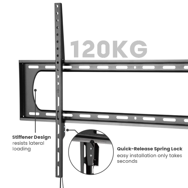 Serioux SRXA-TV7369F TV MOUNT SERIOUX TV7369F 60"-120" 120KG, 5949494013866