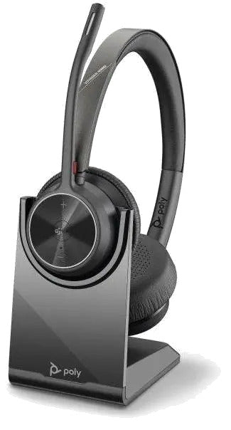 Poly 77Z31AA Casca 4320 UC Binaural, On-Ear, Bluetooth, cu stand, USB-C via dongle BT700, 197029611611