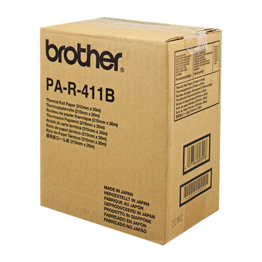 Brother PAR411 PA-R-411 Rola hartie termica A4, latime 210mm, lungime 30m, set 6 role, 4977766693998