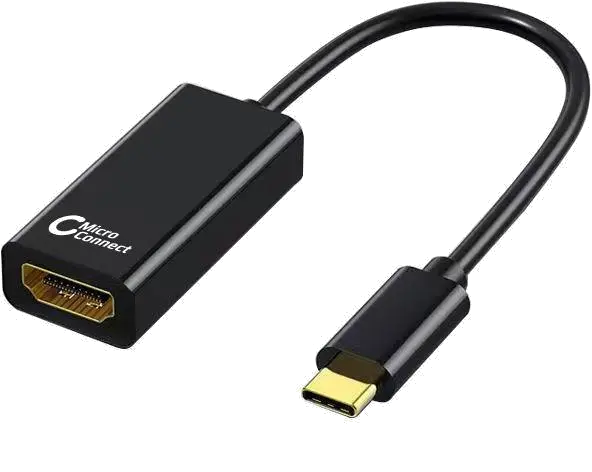 MicroConnect USB3.1CHDMI-S Adaptor USB-C la HDMI Slim, Black, 4K60Hz Video resolution, 5706998527066