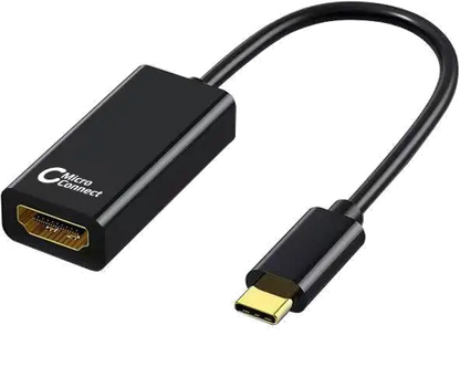 MicroConnect USB3.1CHDMI-S Adaptor USB-C la HDMI Slim, Black, 4K60Hz Video resolution, 5706998527066