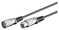 MicroConnect XLRMF3 XLR connection cable 3 meter, XLR 3-pin XLR 3-pin M-F, 5711045971914