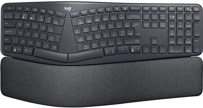 Logitech 920-010108 ERGO K860 Business Ergonomic Wireless Keyboard, US Layout, Graphite, 5099206094970