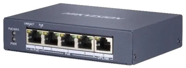 Hikvision DS-3E0505HP-E SWITCH 5PORTURI 1X HIPOE 3XPOE UNMANAGED, 6941264031604