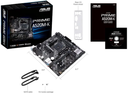 Asus PRIME A520M-K MB ASUS PRIME A520M-K AM4, 4718017826921