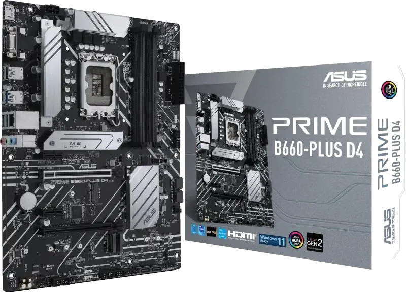 Asus PRIME B660-PLUS D4 MB ASUS PRIME B660-PLUS D4, 4711081523017