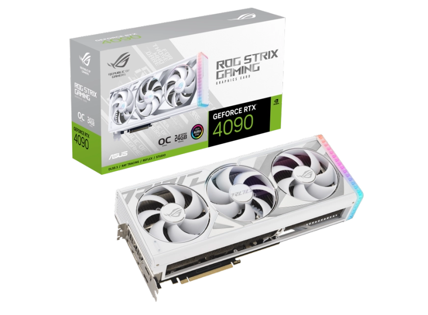 Asus RS-RTX4090-O24GWH VGA AS ROG STRIX RTX 4090 OC 24GB White, 4711387016411