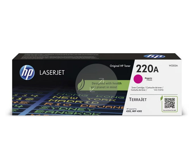 HP W2203A Cartus toner Laser MagentaORIGINAL No. 220A pt LaserJet Pro 4202, 4302, 0193808760280