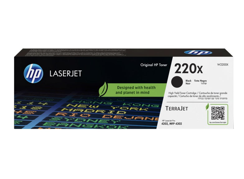 HP W2200X Cartus toner Laser Negru ORIGINAL No. 220X pt LaserJet Pro 4202, 4302, 0193808760297