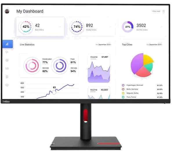 Lenovo 63D2GAT1EU LN ThinkVision T32p-30 31,5" HDMI 3Y, 196801203211