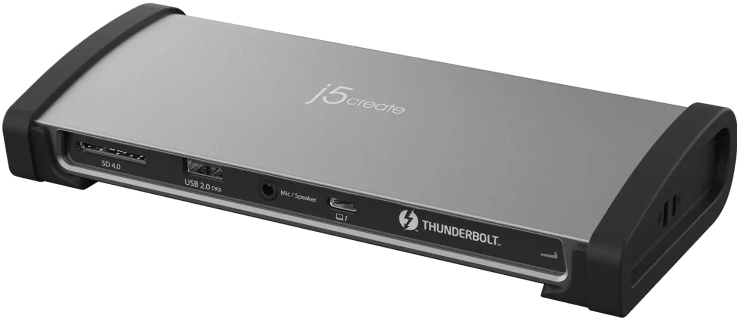 j5create JTD562-EN 8K THUNDERBOLT 4 DOCKING/STATION EU BLACK/SPACE GREY, 4712795086911