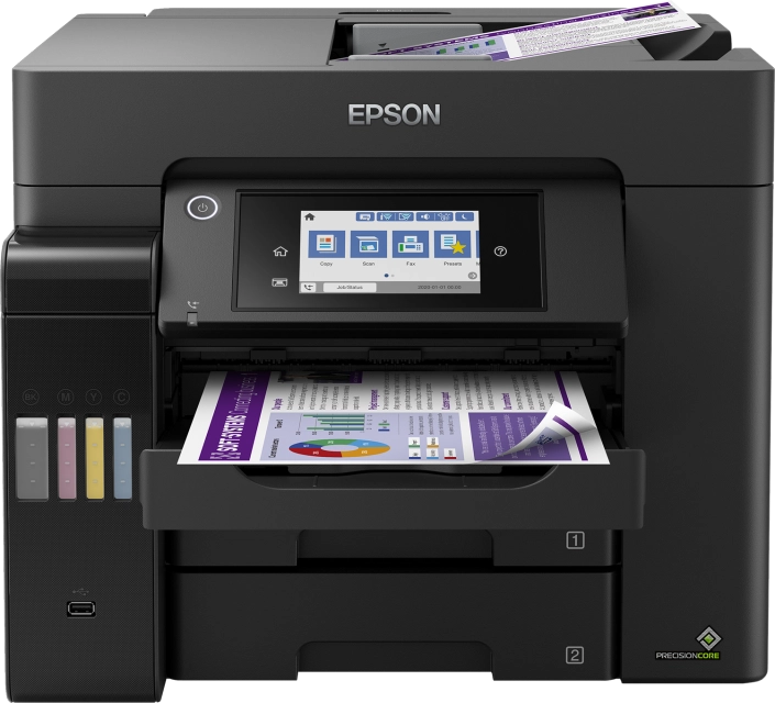 Epson C11CJ29402 Imprimanta Color Ecotank A4 L6570, 32/32 ppm, 802.11a/b/g/n/ac, 8715946676432