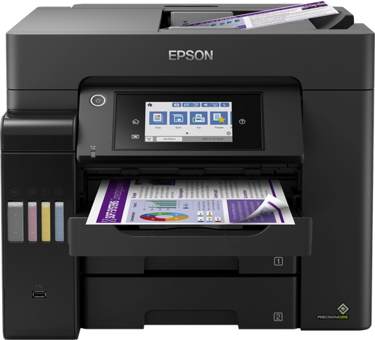 Epson C11CJ29402 Imprimanta Color Ecotank A4 L6570, 32/32 ppm, 802.11a/b/g/n/ac, 8715946676432