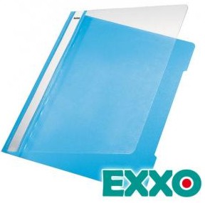 Exxo NK48288130B Dosar plastic (PP) ALBASTRU (Bleu) cu sina si perforatii indosariere, A4, 8693026460549 8693026462185 8693245582114 8693245076026 8693245019351