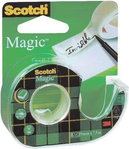 3M BAD023 Scotch Magic 19mmx7.5m cu dispenser, 021200593086 021200593062