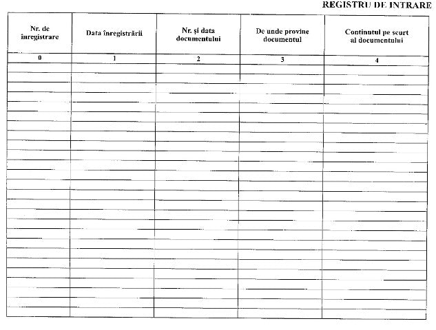 Office 75973 Registru Intrare-Iesire Coresp. A4, 100 file