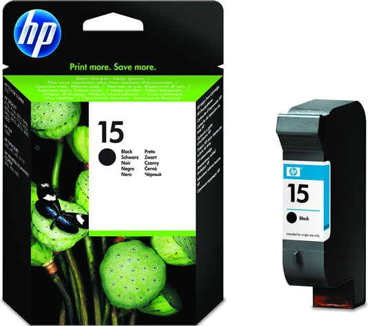 HP C6615DE Cartus inkjet No.15 black ORIGINAL, 25ml, 500 pag, 884962825884 884962769980