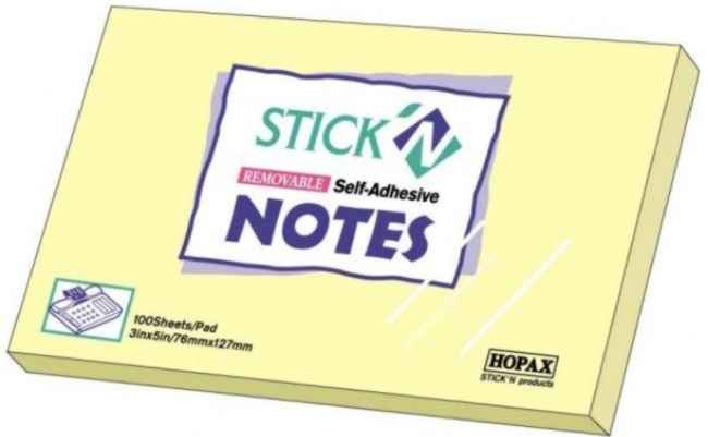 Hopax 21009 Notes adeziv 76x127mm, 100 file, 4260195433335 4712759210093