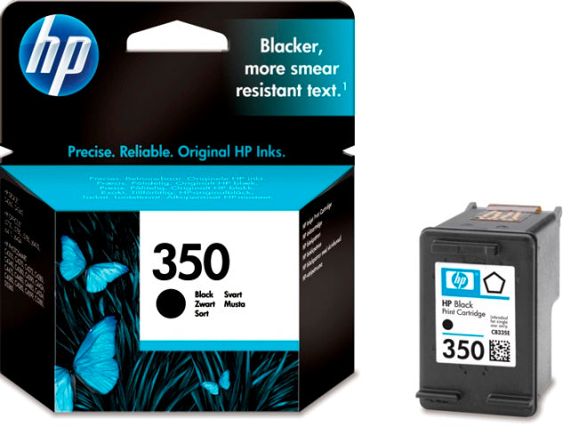 HP CB335EE No. 350 Cartus inkjet black ORIGINAL, 4.5ml, 200 pagini, 808736844512 884962780589 808736844550