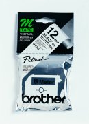 Brother MK231BZ, Banda nelaminata, negru/alb, 12mm/8m, 4977766624954