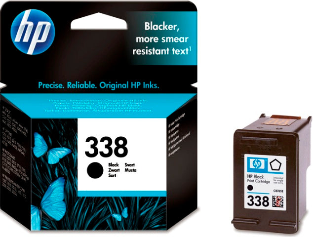 HP C8765EE Cartus inkjet No.338 black ORIGINAL, 11ml, 450-480 pag@5%, 829160180113 884962780510 829160180182 884962780886