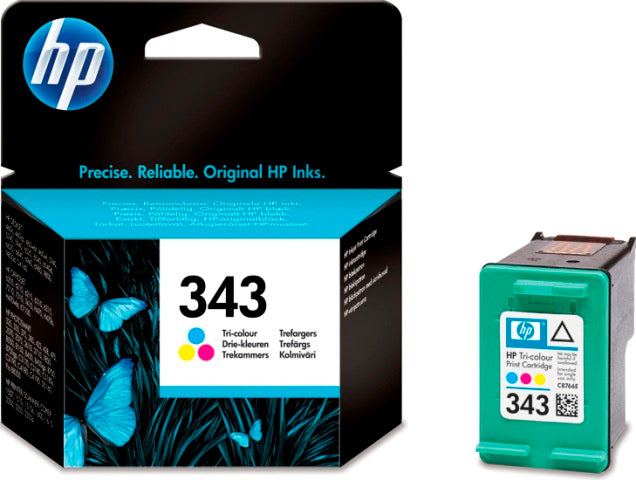 HP C8766EE No. 343 Cartus inkjet tricolor ORIGINAL, 7ml, 330 pagini, 829160203423 884962780527 829160799285 829160180281