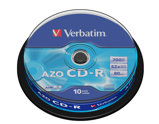 Verbatim 43437 CD-R 700MB, 52x, DataLife Extra Protection set 10, 23942434375 023942434375