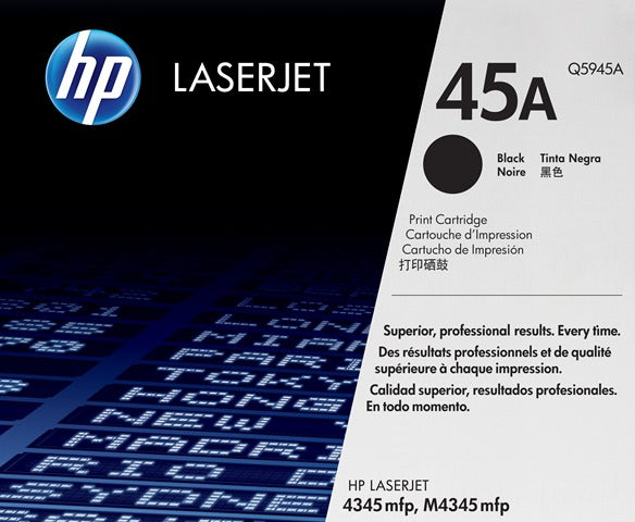 HP Q5945A Cartus toner No.45A negru, 18k, 829160296197