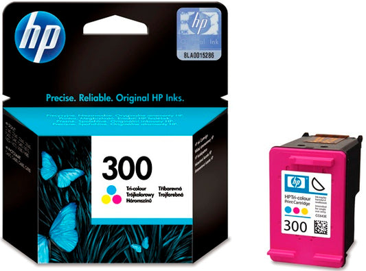 HP CC643EE No. 300 Cartus inkjet color ORIGINAL, 4ml, 165 pagini la 5% acoperire, 884962780497