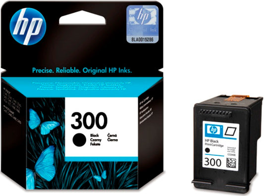 HP CC640EE No. 300 Cartus inkjet black ORIGINAL, 4ml, 200 pagini la 5% acoperire, 884962780473