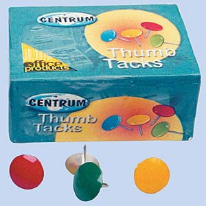 Centrum 80368 Pioneze metal colorate, marimea 2, 100buc/cutie, 4030969803684 6423895042421