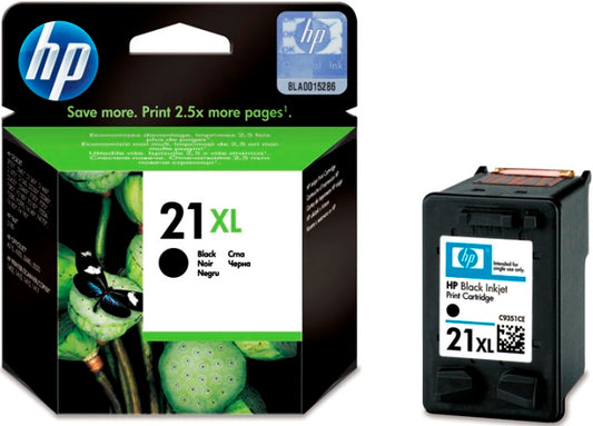 HP C9351CE Cartus inkjet No.21XL black ORIGINAL, 12ml, 475pag, 884962780763 884962834329 884962780770