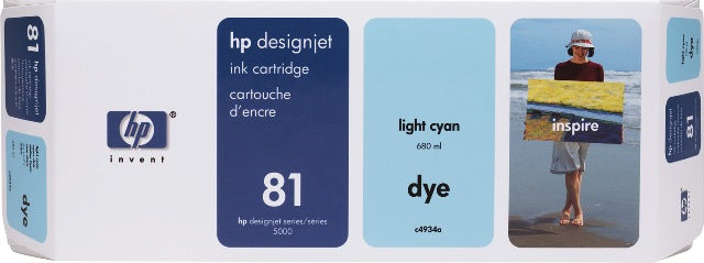 HP C4934A No. 81 Cartus inkjet light cyan ORIGINAL, 680ml, 25184252601 02518425260 025184252601